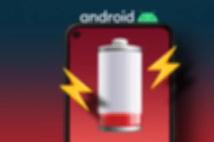 Ilustrasi baterai HP Android boros