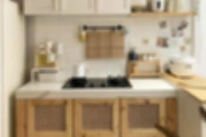 Desain dapur mungil ditata dengan trik berbeda agar tampilannya sedap dipandang. Foto interiornya bikin melongo.
