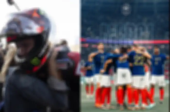Fabio Quartararo (kiri) merasakan hal serupa dengan timnas Prancis (kanan) Fabio Quartararo gagal juara dunia MotoGP 2022 dan timnas Prancis gagal juara piala dunia 2022 setelah di final kalah adu penalti lawan Argentina