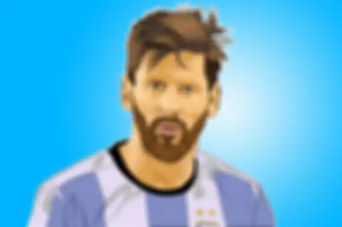 Ilustrasi Lionel Messi (GOAT)