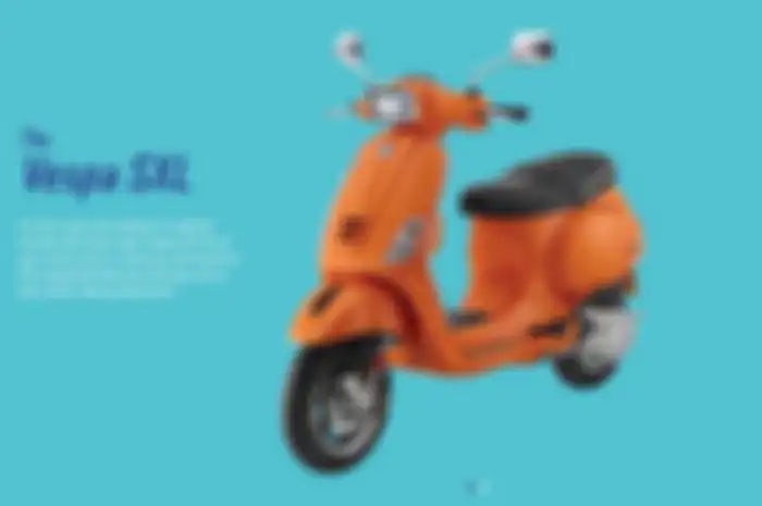 Motor murah Vespa SXL ada dua pilihan kapasitas mesin