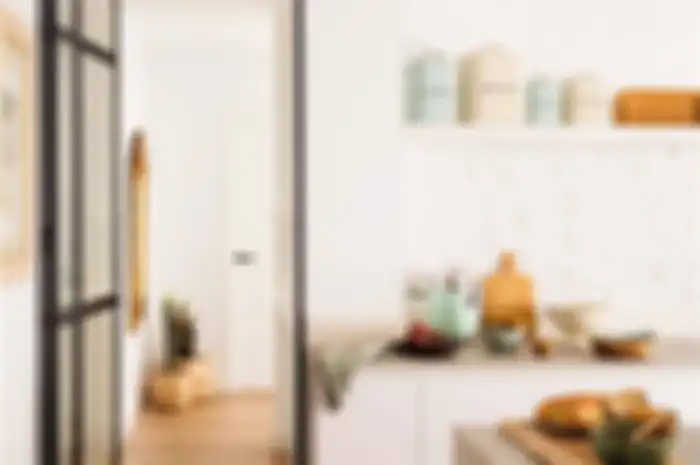 Ilustrasi pintu dapur