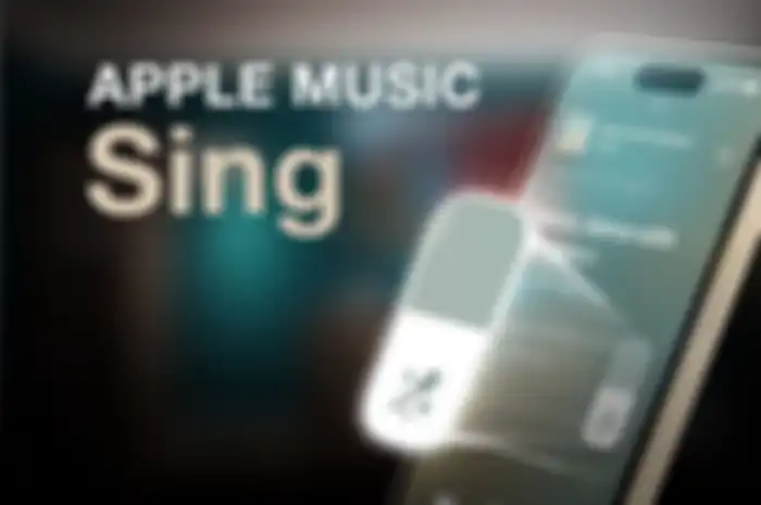 Ilustrasi menggunakan fitur Apple Music Sing di iPhone