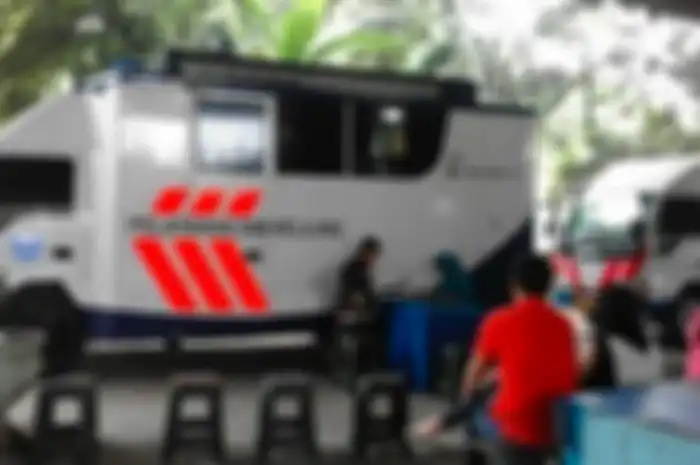 Ilustrasi layanan SIM Keliling Kota Solo.