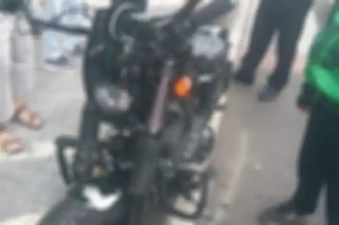 Harley-Davidson Fourty Eight yang menabrak nenek 63 tahun
