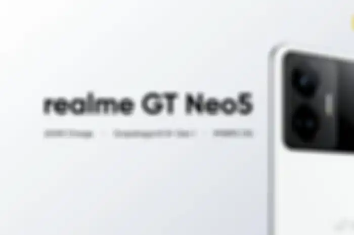 Poster terbaru Realme GT Neo 5