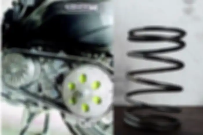 Ilustrasi per CVT di motor matic Honda BeAT.