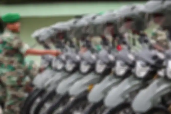Ilustrasi motor dinas Honda CRF150L untuk para anggota Babinsa.