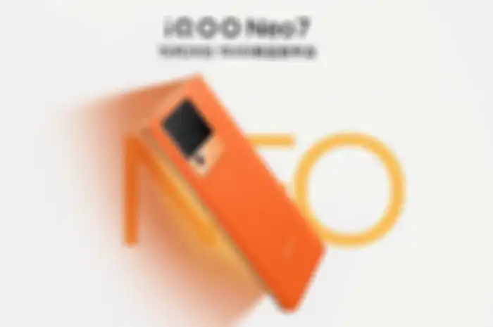 Poster peluncuran iQOO Neo 7