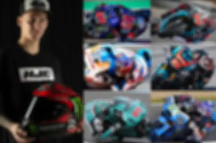 Fabio Quartararo ganti helm HJC di MotoGP 2023, bikin penasaran sudah berapa kali ganti merek helm sejak pertama tampil di MotoGP musim 2015 sampai saat ini