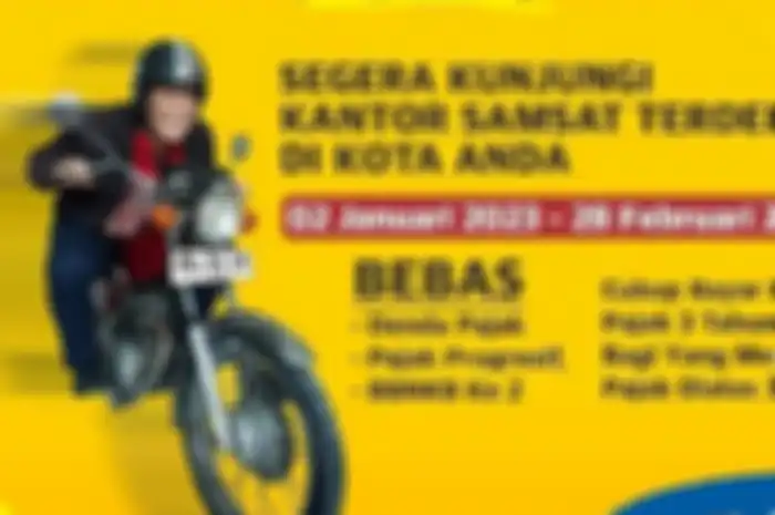 Pemutihan pajak 2023 dibuka di tiga wilayah buruan bayar agar STNK mati 2 tahun tidak jadi bodong
