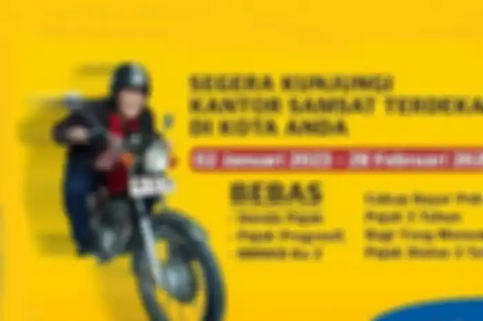 Pemutihan pajak motor kembali digelar tahun 2023 ini, banyak keuntungan didapat penunggak pajak motor buruan ke Samsat terdekat.