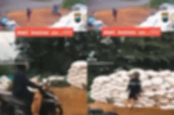 Viral di media sosial video pengendara motor membuat lelucon kecelakaan di tikungan Pacet, Mojokerto, Jawa Timur.