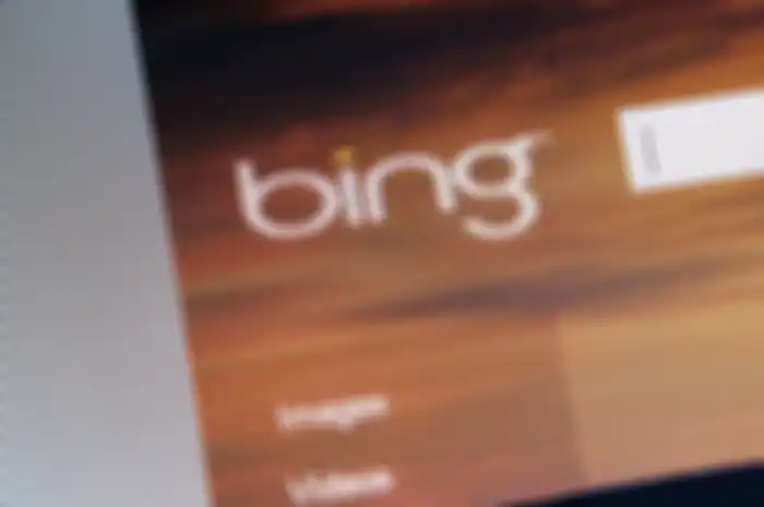 Ilustrasi mesin pencarian Bing