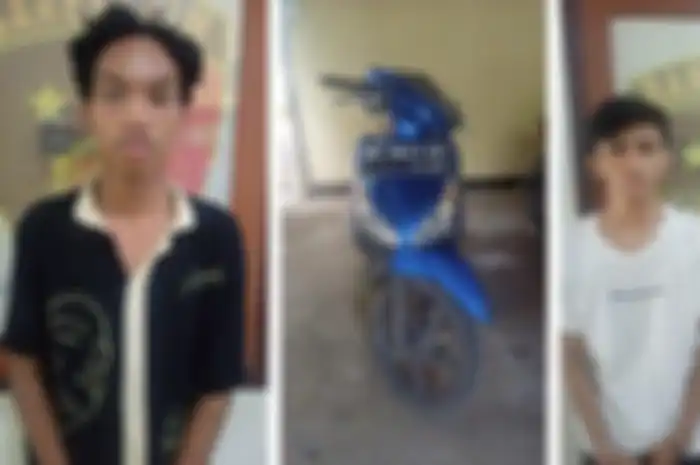 Motor matic Honda Vario dicuri tiga komplotan rampok pada saat malam tahun baru. 