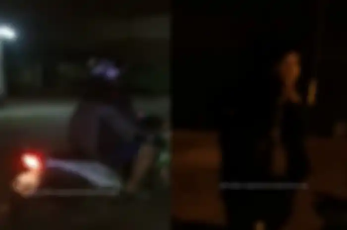 Derik pria bawa motor matic Honda BeAT melakukan tindak asusila ke pemotor cewek.