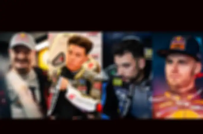 4 pembalap MotoGP 2023 yang jadi satu-satunya mewakili negara asalnya, dari kiri ke kanan; Jack Miller (Australia), Takaaki Nakagami (Jepang), Miguel Oliveira (Portugal) dan Brad Binder (Afrika Selatan)