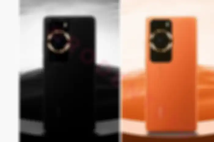 Tampilan body belakan Huawei P60 series