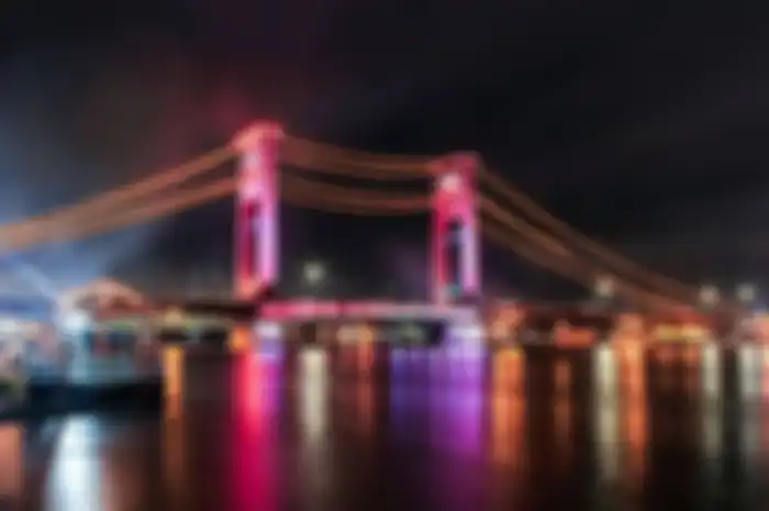 Foto Jembatan Ampera Palembang. 