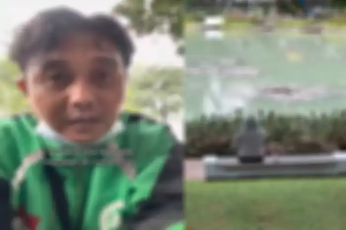 Momen driver ojol temani customer yang punya masalah di rumah.