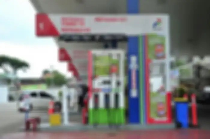 Foto ilustrasi SPBU Pertamina. Cek harga Pertalite dan Pertamax di Papua 14 Januari 2023.