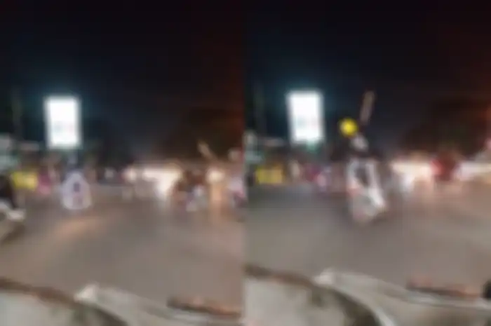 Geng motor konvoi bawa senjata tajam di Bandung, Kota Bandung sampai disebut Gotham City sama netizen.