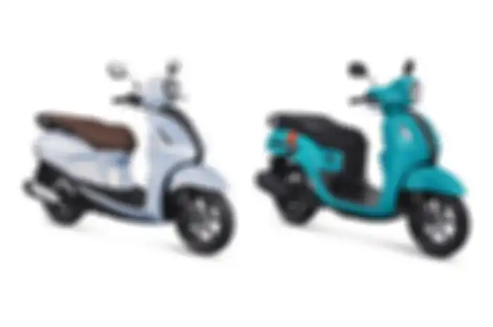 Ilustrasi Yamaha Grand Filano dan Yamaha Fazzio. Mesin Yamaha Grand Filano punya teknologi Hybrid, mirip Yamaha Fazzio?