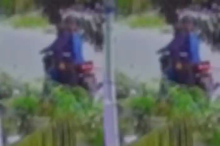 Ilustrasi pelaku curanmor berkedok sedang berpacaran berhasil bawa kabur motor matic Honda BeAT.