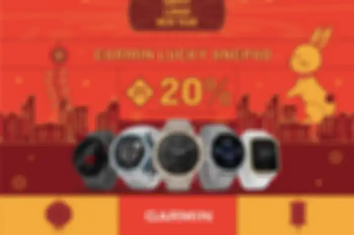 Garmin hadirkan promo Imlek diskon 20 Persen untuk produk smartwatch dan lainnya.