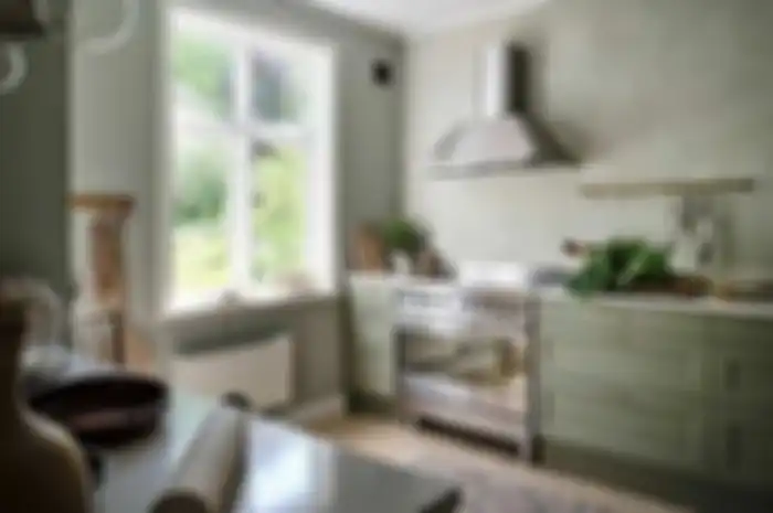 Dapur sage green (hijau sage)