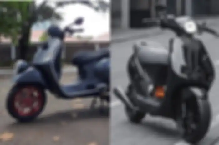 Dua modifikasi motor asal Italia yang lagi ramai, Vespa GTV Sei Giorni dan Piaggio Zip.