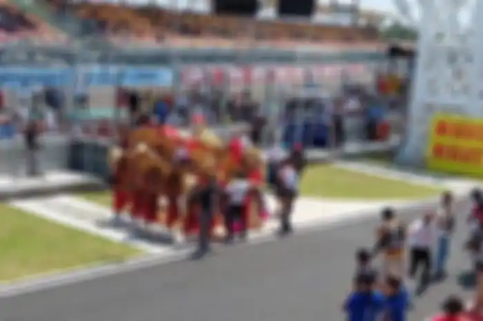 Pembalap di WSBK Indonesia 2023 akan diarak sebelum balapan di sirkuit Mandalika.