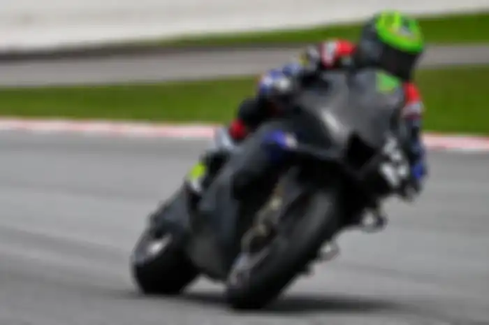 Test rider skuat Yamaha pabrikan Cal Cruthclow menjanjikan di tes shakedown MotoGP 2023 Sepang, motor Yamaha M1 catat waktu tercepat di hari pertama, (5/2/2023)