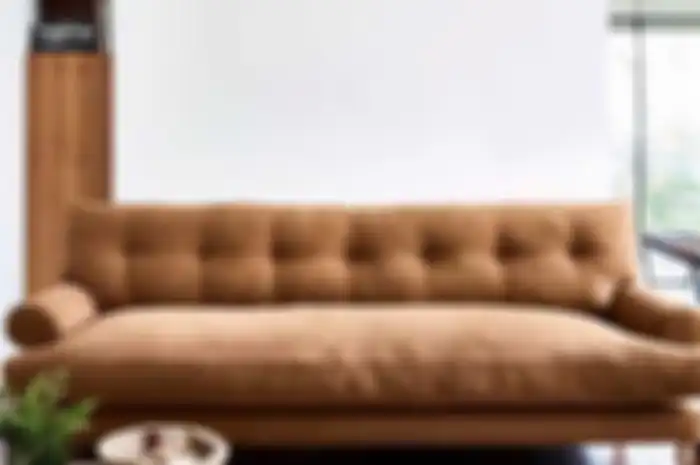 Ilustrasi sofa linen