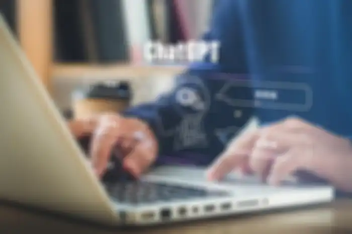 Ilustrasi teknologi AI ChatGPT di Microsoft Word