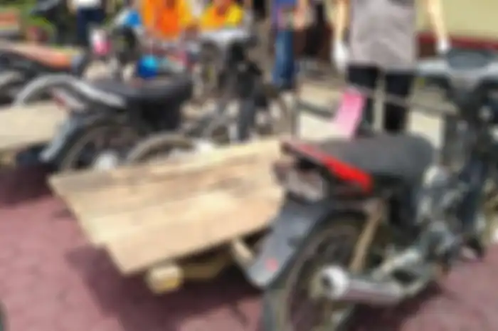 Ilustrasi motor Becak Hantu, pencurian pakai becak motor terjadi di Medan, Sumatera Utara, sasar motor Honda BeAT Street.