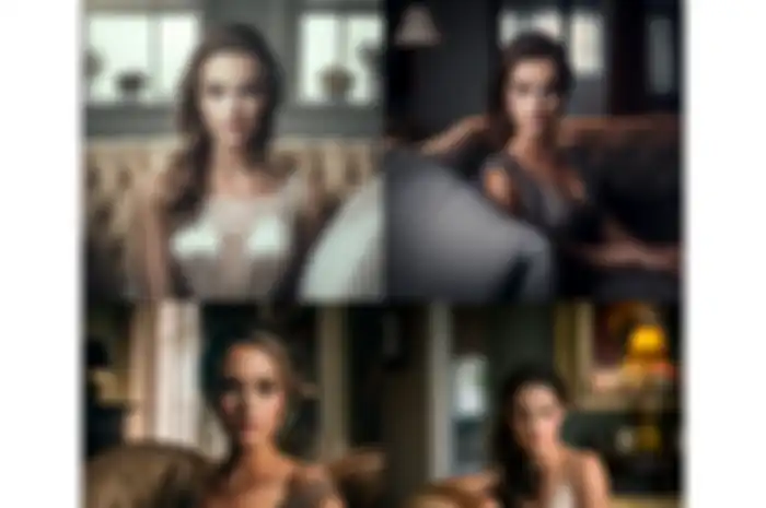 Contoh gambar buatan AI : Luxury Portraits