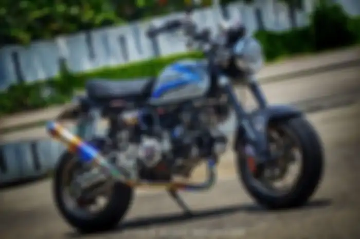 Modifikasi motor Honda Monkey keren dan sangar.