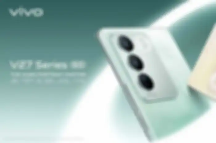 Bocoran desain vivo V27 5G Series yang dirilis lewat poster resmi vivo.
