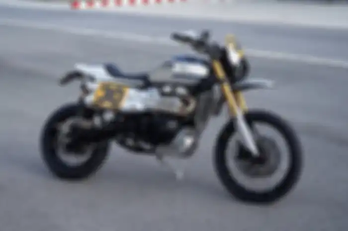 Modifikasi motor Triumph Scrambler 1200 XE garapan Tamarit Motorcycles.