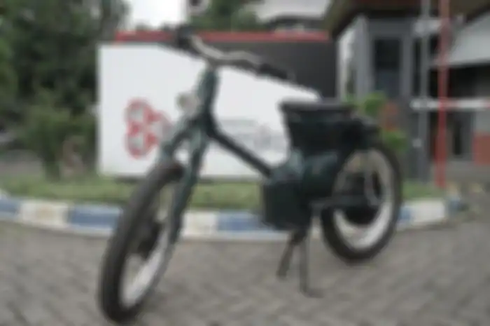 Bentuknya ramping, modifikasi motor listrik bernama E-UCUB habiskan biaya Rp 20 juta.
