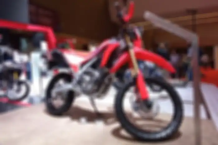 Motor trail Honda CRF250L di IIMS 2023, punya 2 komponen penting.