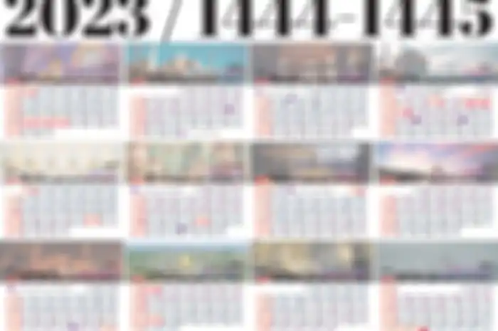 Ilustrasi - Foto Kalender Jawa Februari 2023 dan Kalender Hijriah.