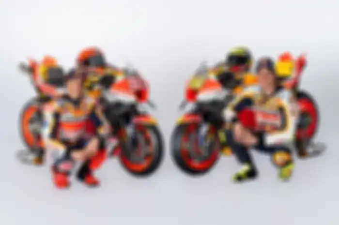 Marc Marquez (kiri) dan Joan Mir (kanan) disebut-sebut duet maut Repsol Honda Team di MotoGP 2023, siapa yang paling hebat