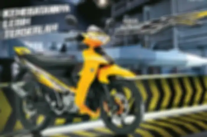 Motor bebek 2-tak legendaris Yamaha 125Z di Malaysia.