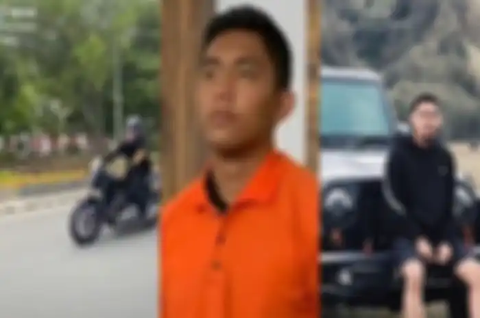 Mario Dandy Satrio, anak pejabat pajak yang kini jadi tersangka pernah kebut-kebutan pakai moge di jalan kampung.