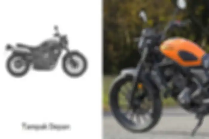 Motor baru Honda bergaya scrambler terdaftar di DJKI Kemenkumham.
