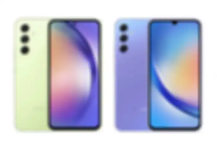 Desain Samsung Galaxy A54 5G dan Galaxy A34. 