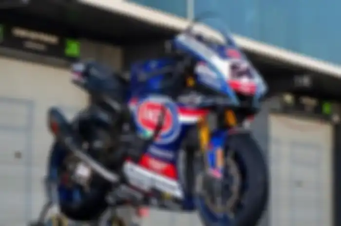 Bendera Indonesia di motor Toprak Razgatlıoglu