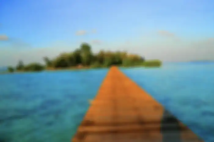 Keindahan Pantai Pulau Cangkir, tempat wisata alami di Tangerang. 